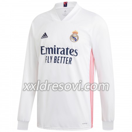 Real Madrid Domaći Nogometni Dres 2020-2021 Dugim Rukavima